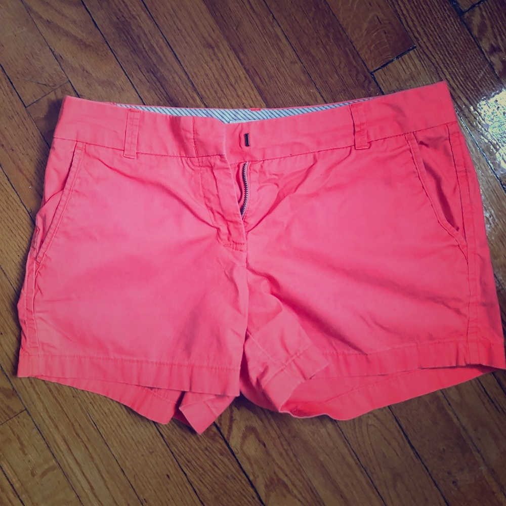 Neon J.Crew Shorts